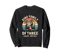 Dino Family Of Three Est 2027 Sweatshirt