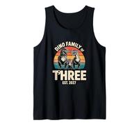 Dino Family of Three Est 2027 Tank Top