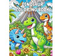Dino Friends: A Coloring Book For Kids | Simple and Smiling Dinosaur Designs Relaxing and Fun Dinosaur: Fun and Easy Dinosaur Coloring Pages | Great for Toddlers, Preschoolers, and Early Learners