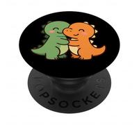 Dino Friends Forever. Cute Kawaii Dinosaur design. PopSockets Adhesive PopGrip