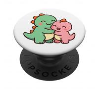 Dino Friends Forever. Cute Kawaii Dinosaur design. PopSockets Adhesive PopGrip