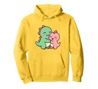 Dino Friends Forever. Cute Kawaii Dinosaur design. Pullover Hoodie