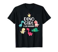Dino Girl I Love Dinosaurs T-Shirt