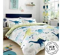 Dino GLOW IN DARK Children's Kids Duvet Cover Bedroom Collection By Bedlam Multi