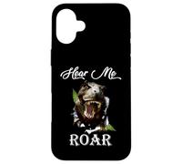 Dino Hear Me Roar Funny Dinosaur Lovers Gift Case for iPhone 16 Plus