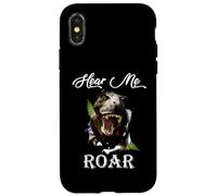 Dino Hear Me Roar Funny Dinosaur Lovers Gift Case for iPhone X/XS