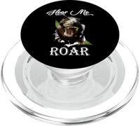 Dino Hear Me Roar Funny Dinosaur Lovers Gift PopSockets PopGrip for MagSafe
