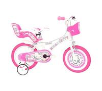 Dino Bikes 14´´ Hello Kitty Bike White,Pink 4-6 Years Boy