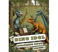 Dino Idol Coloring Book Volume 3: The Ultimate Jurassic Showdown