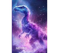 Dino in the Stars: A Fun Dinosaur Journal with Glowing Pastel Colors, Dreamy Space Vibes, and a Whimsical Watercolor Style