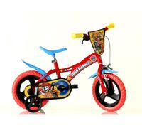 Dino Paw Patrol 12in Kids Bike - Red/Blue