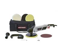 Dino KRAFTPAKET 640228 Polishing Machine 1500 W, 12-Stage with LCD Display, Memory Function, Polishing Sponge, Fur, Sandpaper, Pad Bag
