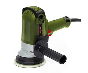 Dino KRAFTPAKET 640340 Heavy Duty 8 mm - 900 W Vertical Eccentric Polishing Machine with Forced Rotation and 2 x Backing Pads 125 mm, 6 m Soft Cable for Car Boat