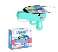 Dino Launch Foam Glider Launcher Toy - Dinosaur Catapult Kite Gun for Kids Outdoor Flying, Easy-Load Aircraft with Long Flight Distance, Birthday Gift for Boys Girls Ages 3-8