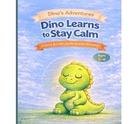 Dino Learns to Stay Calm: A Story & Coloring Book with Activities (Dino's Adventures)