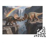 Dino Might 1000 Piece Jigsaw Puzzle Premium Paper Best Jigsaw Puzzles Dinosaur Adult Puzzles Home Decor Mindfulness Puzzle Halloween 70x50cm/1000pcs