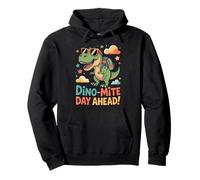 Dino-Mite Day Ahead T-Rex Back to School Dinosaur Pullover Hoodie