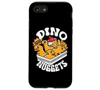 Dino Nuggets Funny Trex Dinosaur Chicken Nug Lover Foodie Case for iPhone SE (2020) / 7 / 8