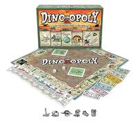 Dino-Opoly Board Game - Family Time Games Age 8+ for Adults and Children, 2 to 6 Players, Strategy Fun For Ages 8 and Up - A Dinosaur Trading Game 150 Million Years In The Making