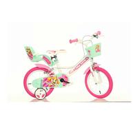 Dino Paw Patrol 14in Bike - White/Pink
