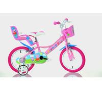 Dino Peppa Pig 16in Bike - Pink