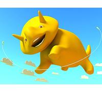 Dino plays with the Monster Truck / the Blue Train