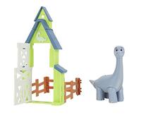 Dino Ranch Action Pack Featuring Brontosaurus - 4 Fence Pieces to Connect- Four Styles to Collect - Toys for Kids Featuring Your Favourite Pre-Westoric Ranchers