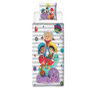 Dino Ranch Sticker Single Duvet Cover Set