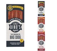 Dino’s All American Hot Dog Variety Bundle - Brooklyn Big Dog, Barbecue, Spicy & Little Franks (4 x 4-Pack Selection)