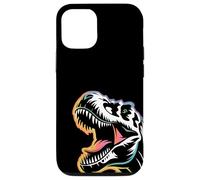 Dino Silhouette - Minimalist Prehistoric Graphics Case for iPhone 12/12 Pro