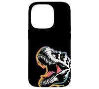 Dino Silhouette - Minimalist Prehistoric Graphics Case for iPhone 14 Pro