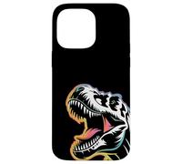 Dino Silhouette - Minimalist Prehistoric Graphics Case for iPhone 14 Pro Max