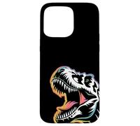 Dino Silhouette - Minimalist Prehistoric Graphics Case for iPhone 15 Pro Max