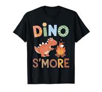 Dino S'more Dinosaur Trex Camping Smores Kawaii S'mores T-Shirt