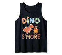 Dino S'more Dinosaur Trex Camping Smores Kawaii S'mores Tank Top