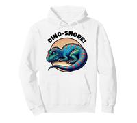 Dino-Snore! Cute Dinosaur Sleeping And Allosaurus Pullover Hoodie