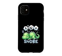 Dino Snore Sleeping Dinosaur Pajama Party Bedtime Slumber Case for iPhone 11