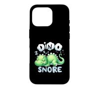 Dino Snore Sleeping Dinosaur Pajama Party Bedtime Slumber Case for iPhone 16 Pro