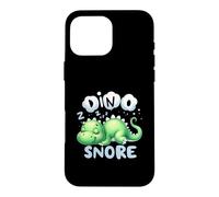 Dino Snore Sleeping Dinosaur Pajama Party Bedtime Slumber Case for iPhone 16 Pro Max