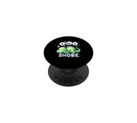 Dino Snore Sleeping Dinosaur Pajama Party Bedtime Slumber PopSockets Adhesive PopGrip