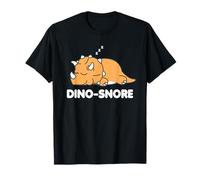 Dino Snore Triceratops Dinosaur Pyjamas T-Shirt