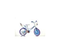 Dino Snow Queen Kids 14" Wheel Bike - White/Blue