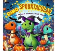 Dino Spooktacular: A Cute Halloween Coloring Adventure with Little Dinosaurs