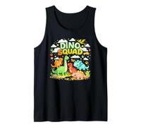 Dino Squad Fossils Dinosaur Matching Dinosaur Love Graphic Tank Top