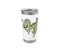 Dino T-Rex is in Love Stainless Steel Insulated Tumbler