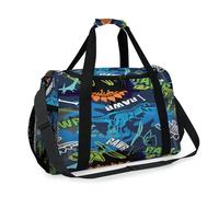 Dino Travel Duffel Bag for Girls Boys Women Men Dinosaur Dino Weekend Overnight Bag Shoulder Tote Luggage Handbag for Travel Sports Gym