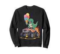 Dino Trex Monster Truck Ice Cream Dinosaur Sweatshirt