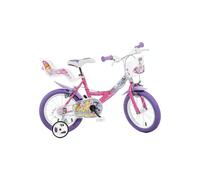 Dino Winx 14in Kids Bike - Pink/White