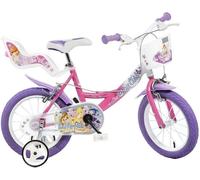 Dino Winx 16in Kids Bike - Pink/White
