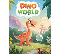 Dino World: Coloring Book for Kids: 50 Fun Dinosaur Pages for Ages 4-8